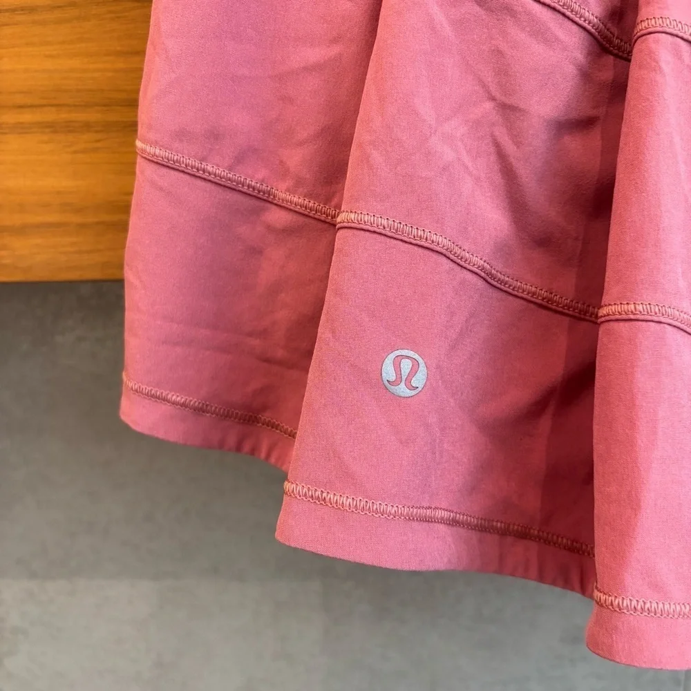 Lululemon Pace Rival Mid-Rise Skirt Brier Rose, Size 8
